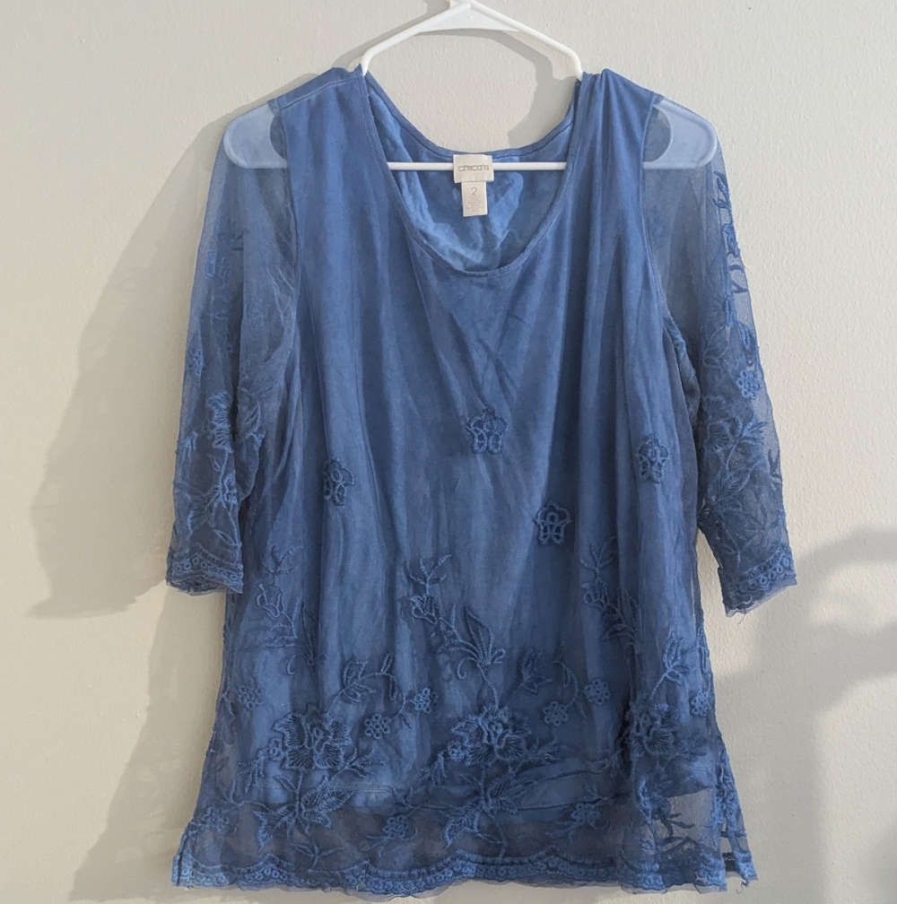 Chico's Blue Shirt